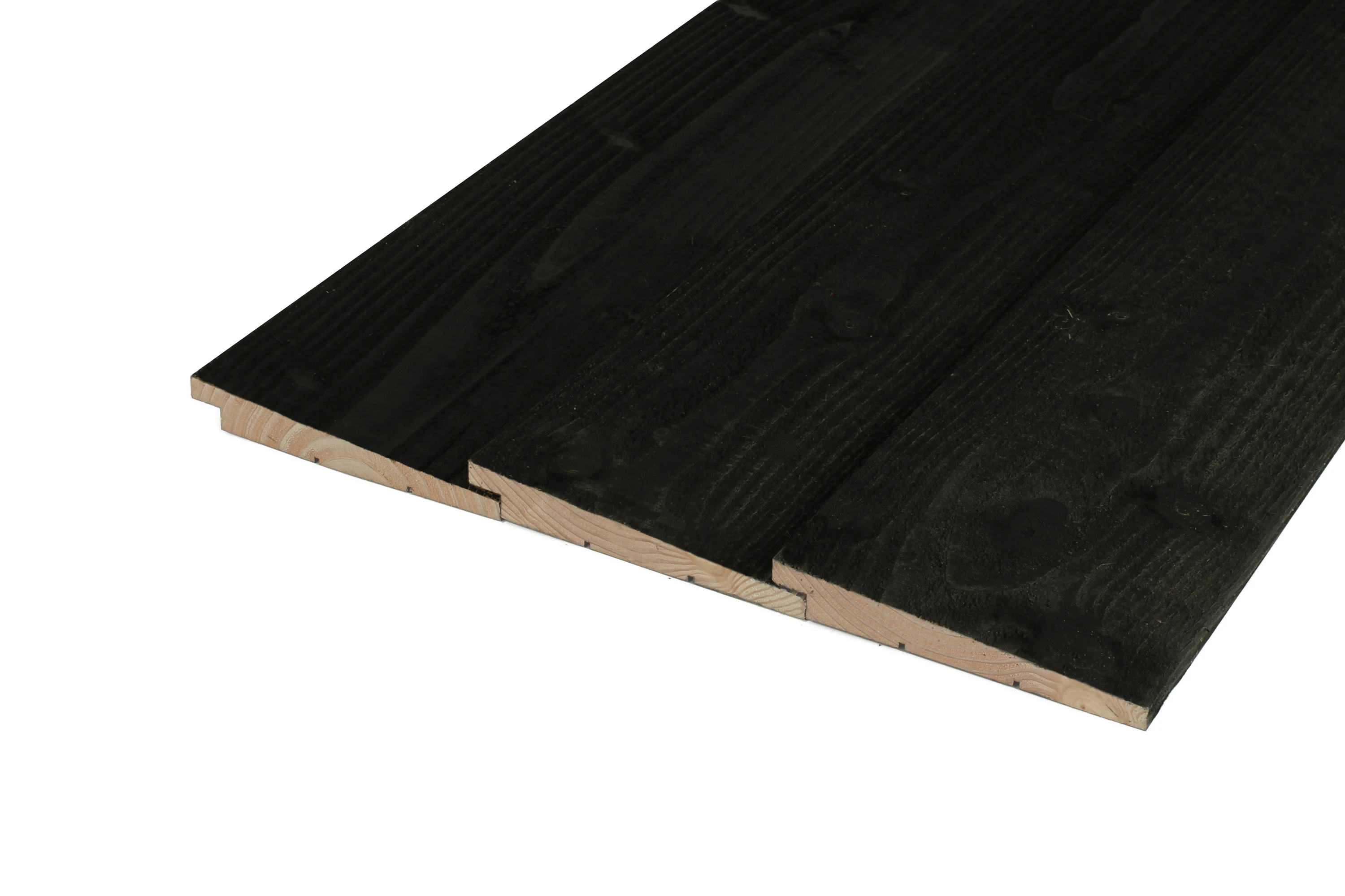 Douglas Zweeds Rabat 2.1 x 16.5 cm (21 x 165 mm) Zwart Geïmpregneerd - Lengte 500 cm - Afbeelding 1